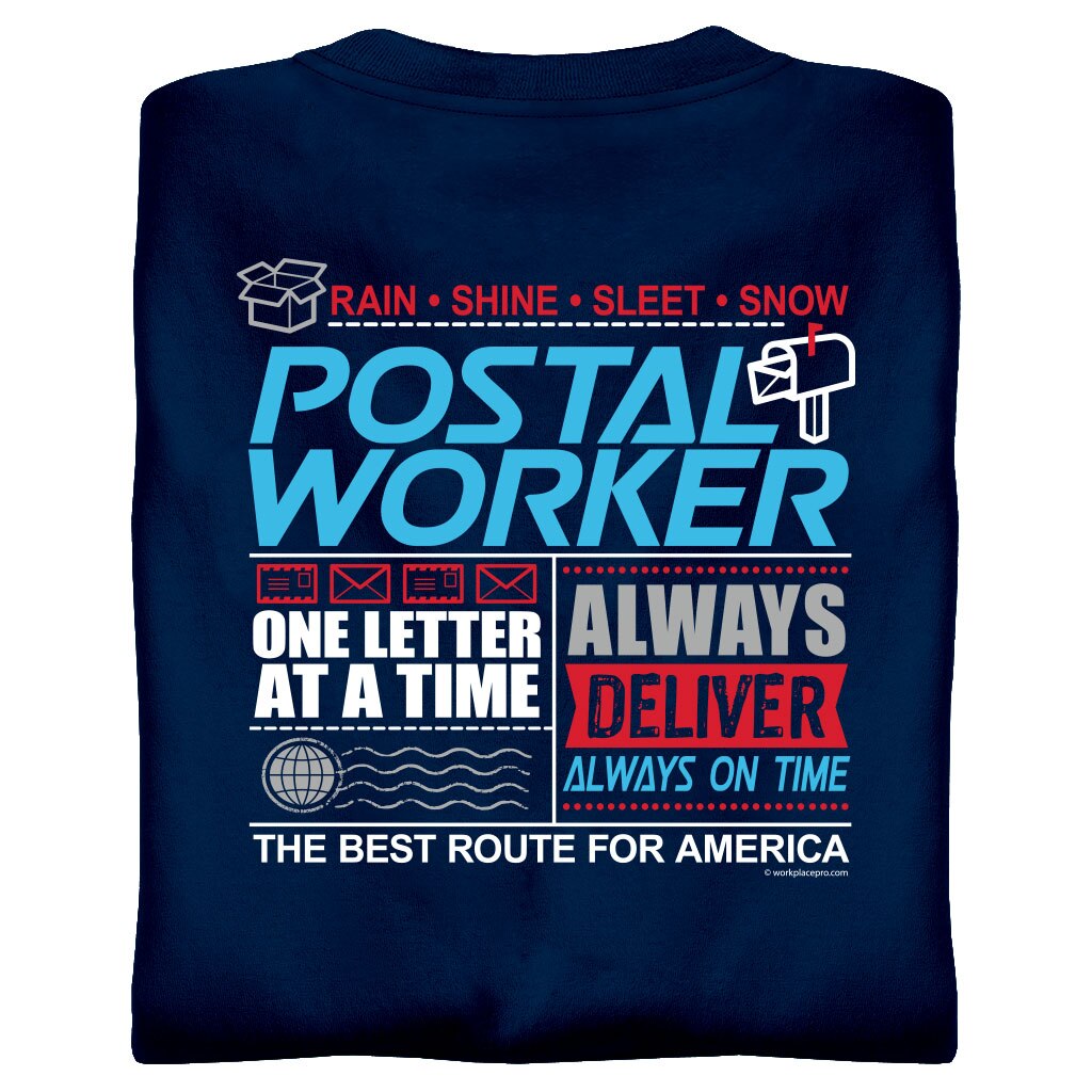 Postal TShirts, Embroidered USPS Apparel WorkPlacePro WorkPlacePro