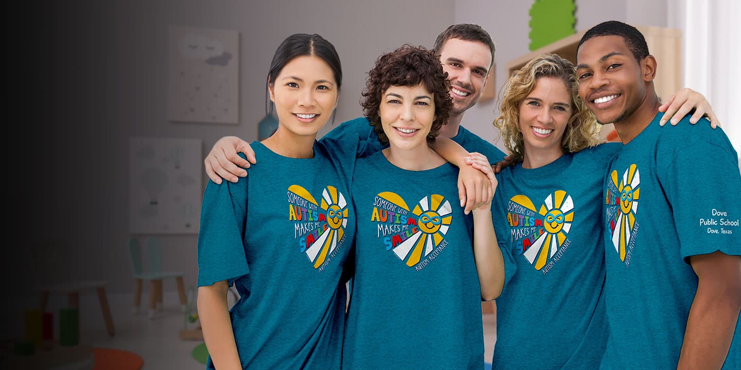 Group wearing WorkPlacePro T-Shirts