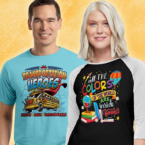 School Teacher and Staff Shirts