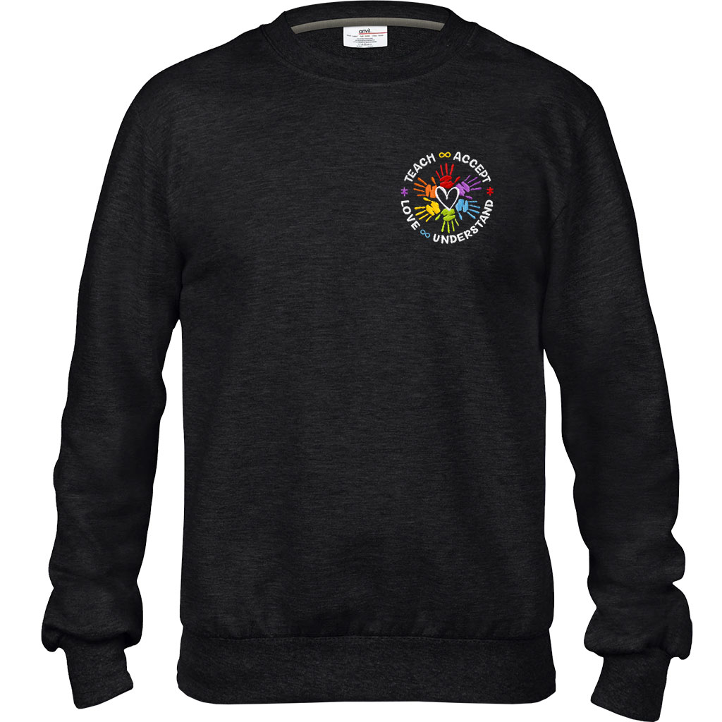 Embroidered Sweatshirt in Black