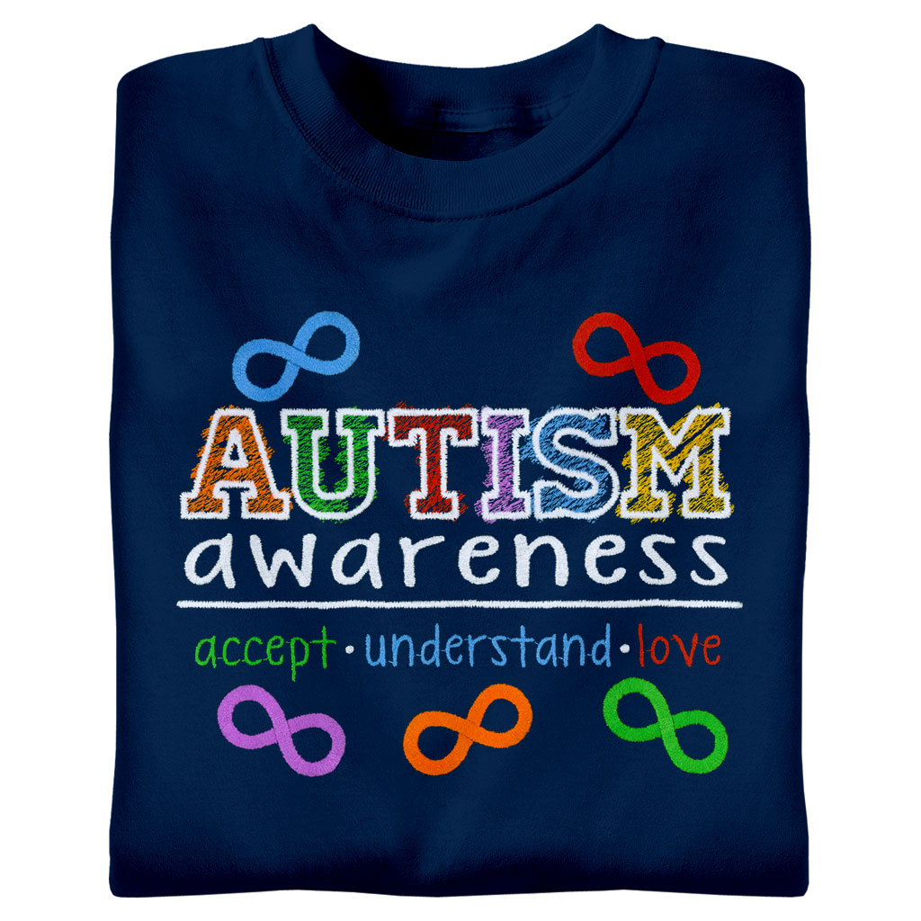 Embroidered Autism Awareness Shirt