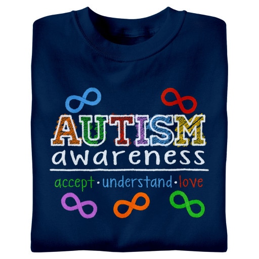 Embroidered Autism Awareness Shirt