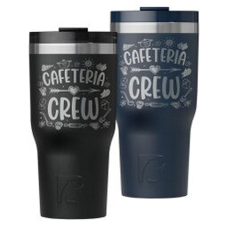 Cafeteria Crew Etched Tumblers for School Cooks