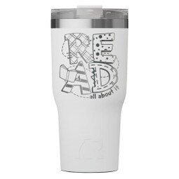 Etched Read Tumblers in white