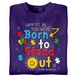 Purple Autism Awareness T-Shirt