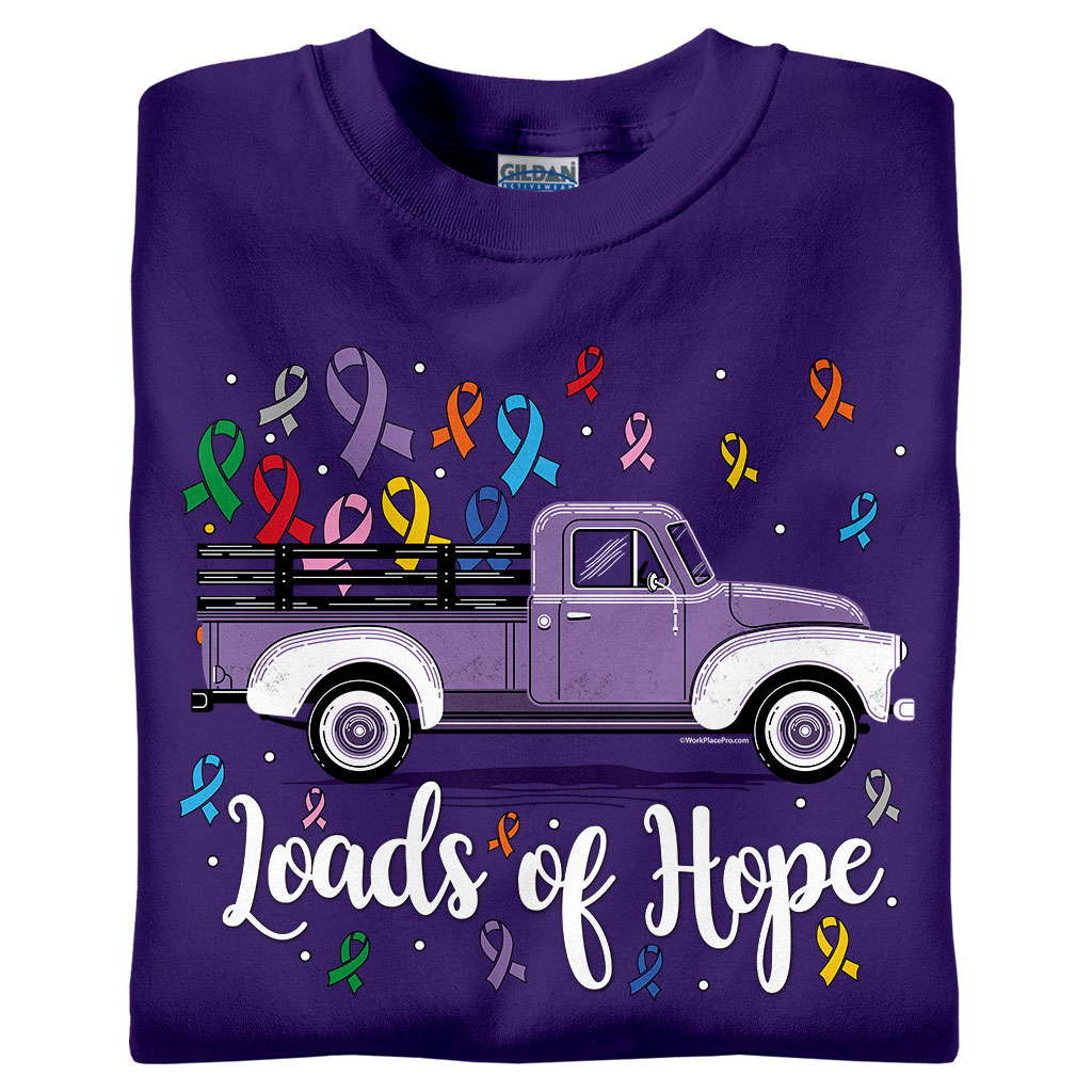Loads of Hope Cancer Awareness T-Shirts