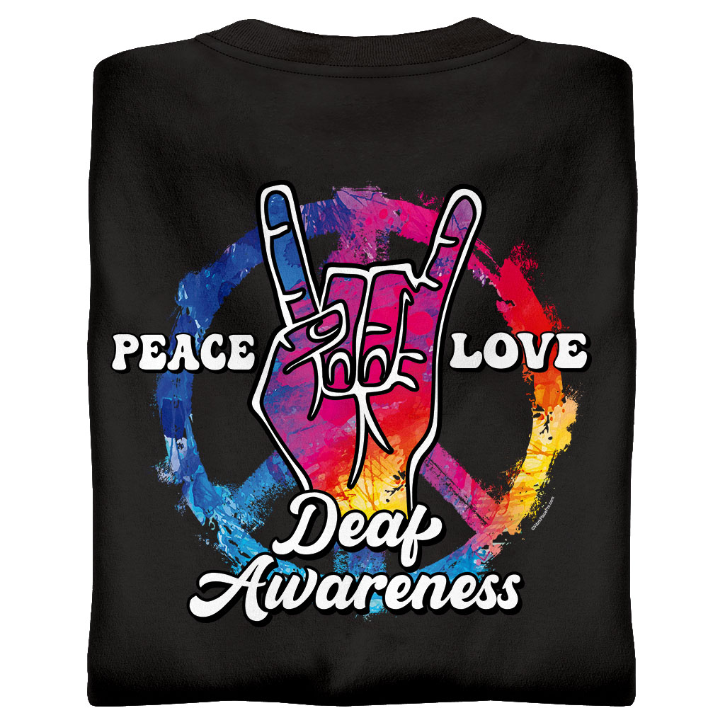 Peace Love Deaf Awareness