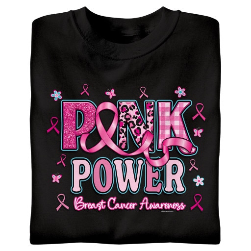 Pink Power Breast Cancer T-Shirt