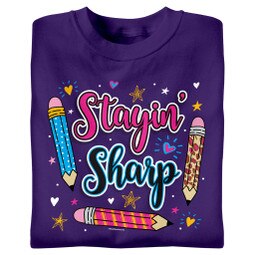 Purple T-Shirts for Schools