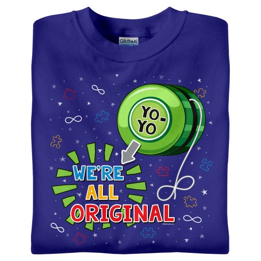 Yo-Yo T-Shirt Design for Autism Awareness